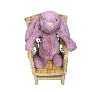 Jellycat London Bashful Bunny Tulip Pink Stuffed Animal Plush